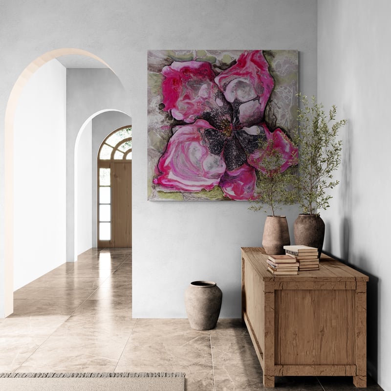 Life Magnified 2 by Marina Strijakova wall art in a hallway