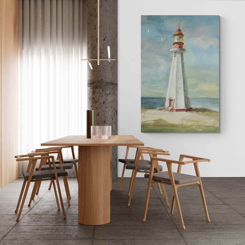 Lighthouse III by Danhui Nai wall art from Glam Wall Art