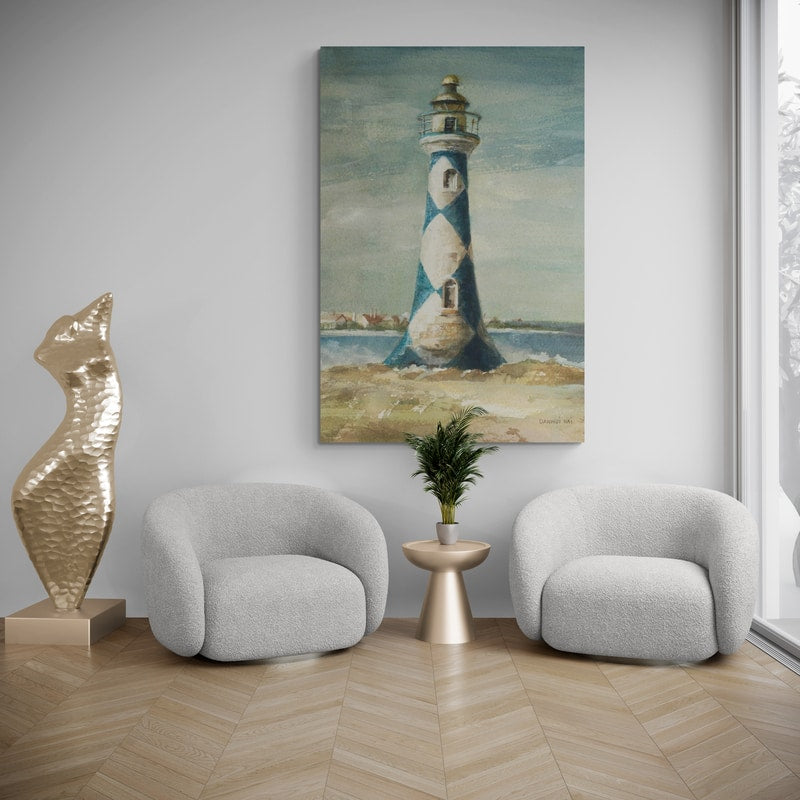 Lighthouse IV by Danhui Nai wall art from Glam Wall Art