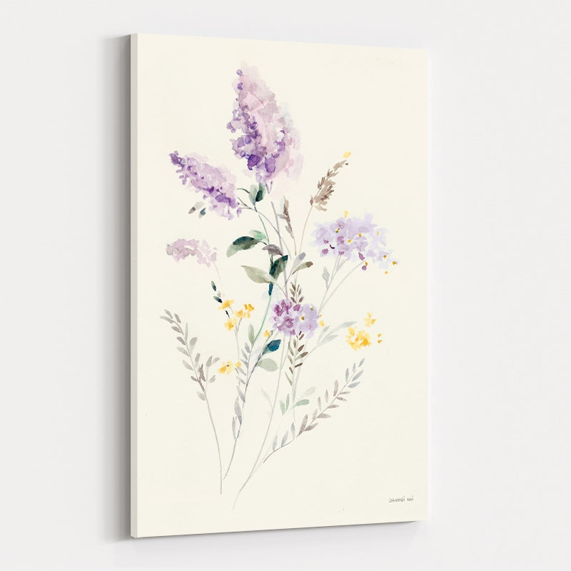 Lilac Season II Pastel by Danhui Nai wall art