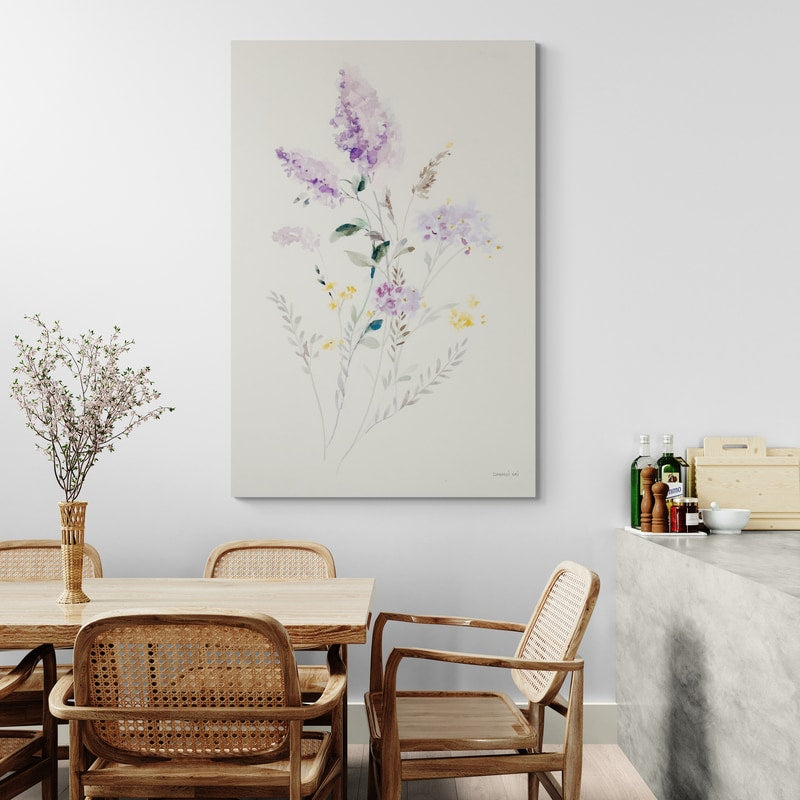 Lilac Season II Pastel by Danhui Nai wall art from Glam Wall Art