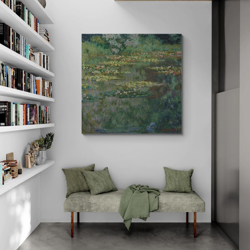 Lily Pond by Claude Monet wall art from Glam Wall Art