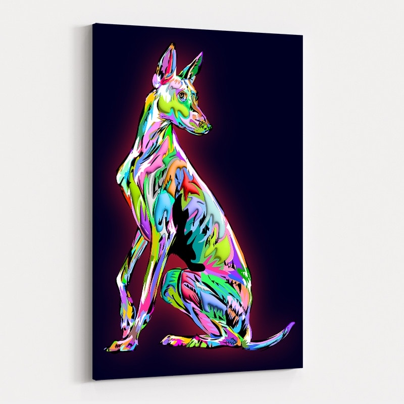 Long Doggy by Technodrome1 wall art