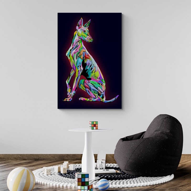 Long Doggy by Technodrome1 wall art from Glam Wall Art