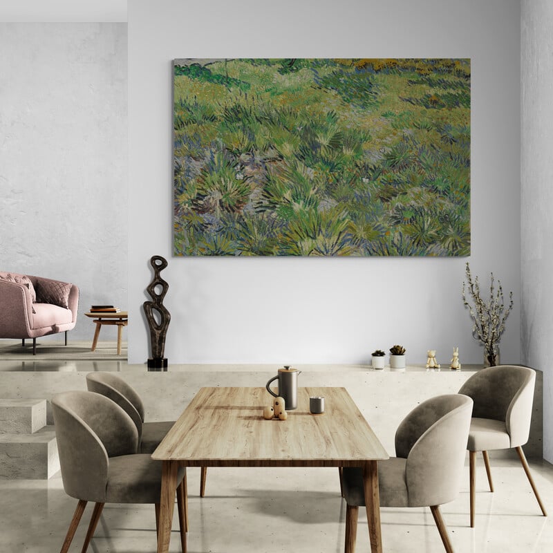 Long Grass with Butterflies 1890 by Vincent Van Gogh wall art from Glam Wall Art