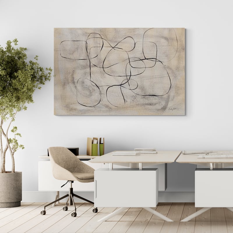 Loopy I by Courtney Prahl wall art from Glam Wall Art