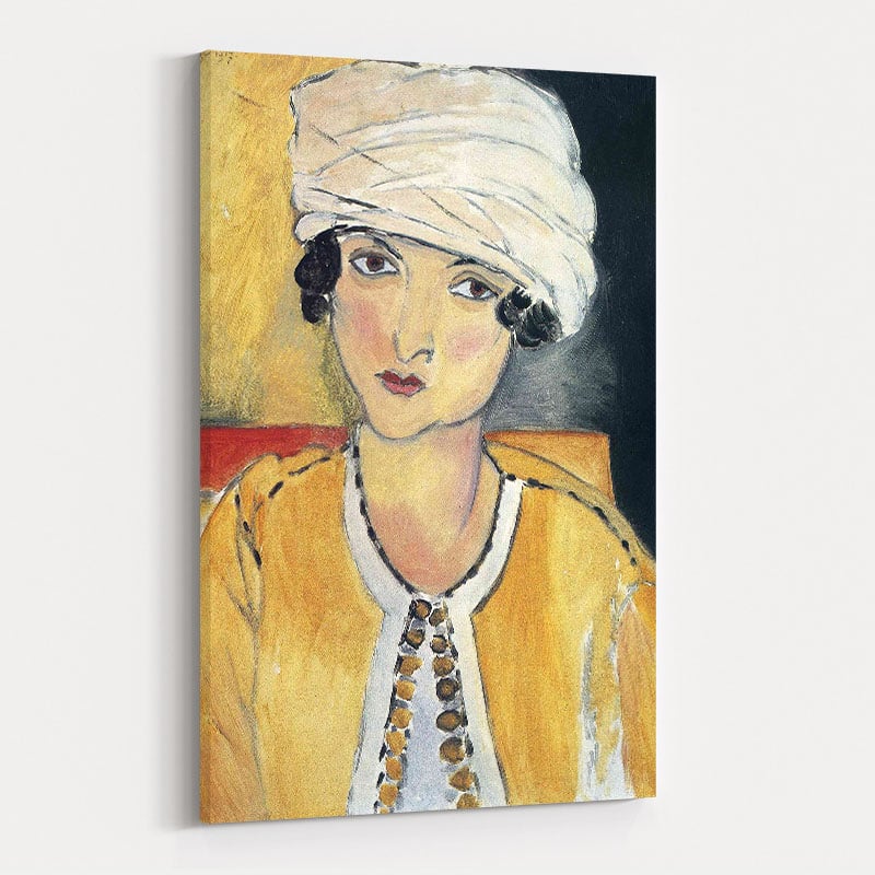 Lorette with Turban and Yellow Vest by Henri Matisse wall art