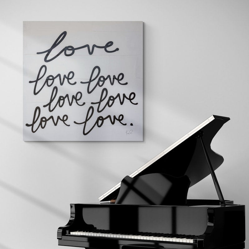 Love Times Seven Sq by Kent Youngstrom wall art from Glam Wall Art