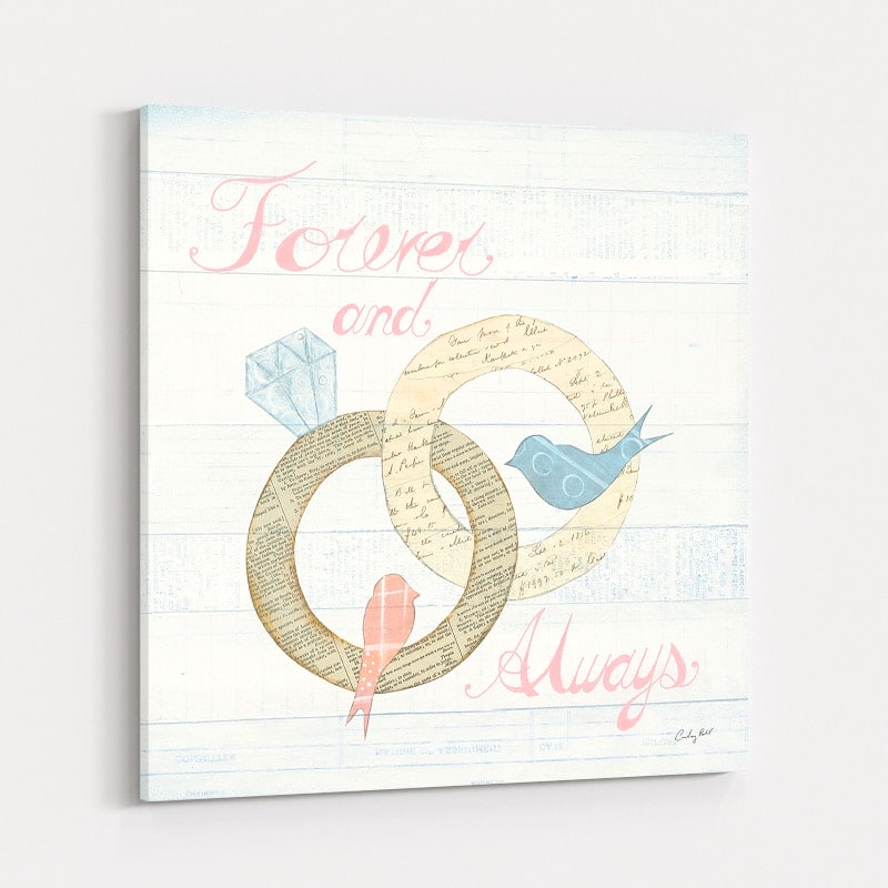 Lovebirds II by Courtney Prahl wall art