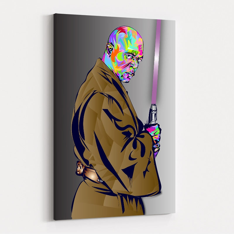 Mace Windu 2023 by Technodrome1 wall art