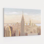Manhattan Dawn Gold And Neutral by James Wiens wall art