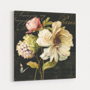 Marche de Fleurs II on Black by Lisa Audit wall art