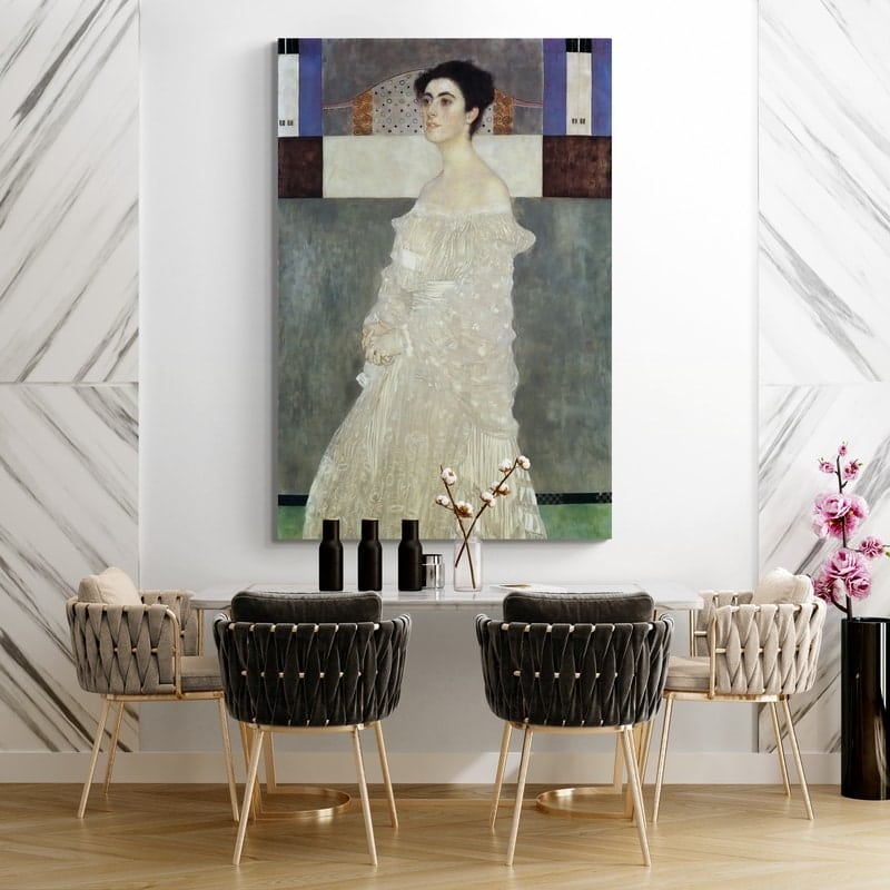 Margaret Stonborough-Wittgenstein by Gustav Klimt wall art from Glam Wall Art
