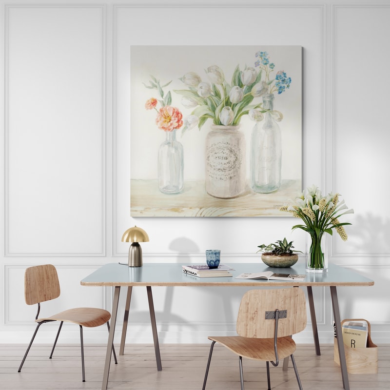 Marmalade Flowers II by Danhui Nai wall art from Glam Wall Art