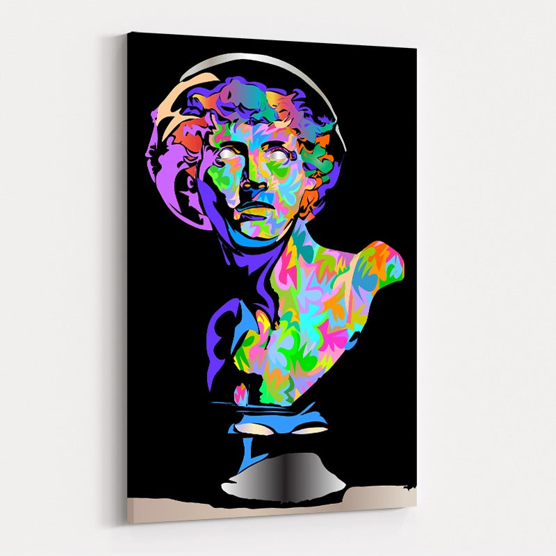 Mercury Statue Head by Technodrome1 wall art
