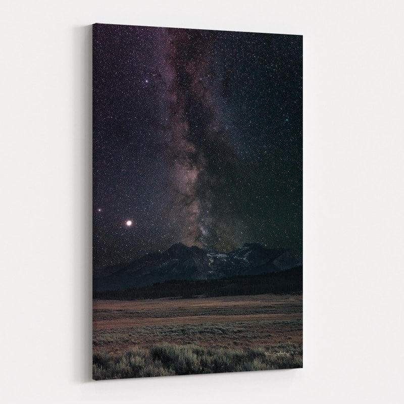 Milky Way In Sawtooth Mountains by Alan Majchrowicz wall art
