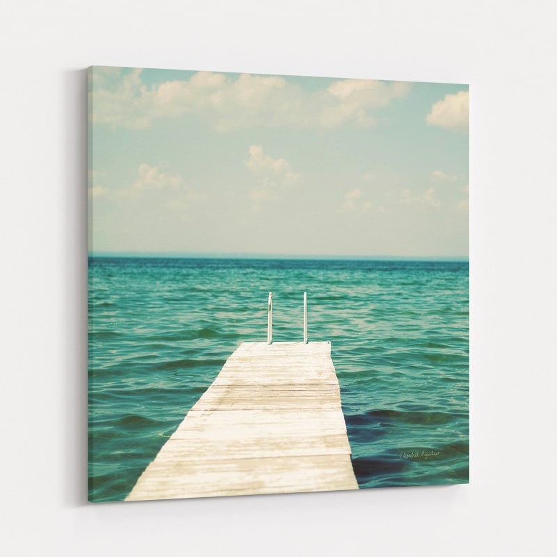 Mint Cottage Days I Crop by Elizabeth Urquhart wall art
