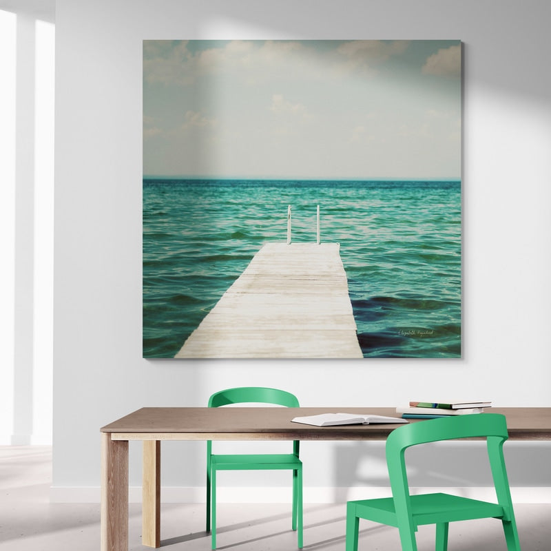 Mint Cottage Days I Crop by Elizabeth Urquhart wall art from Glam Wall Art