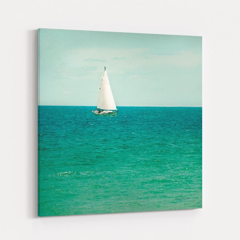 Mint Cottage Days III Crop by Elizabeth Urquhart wall art