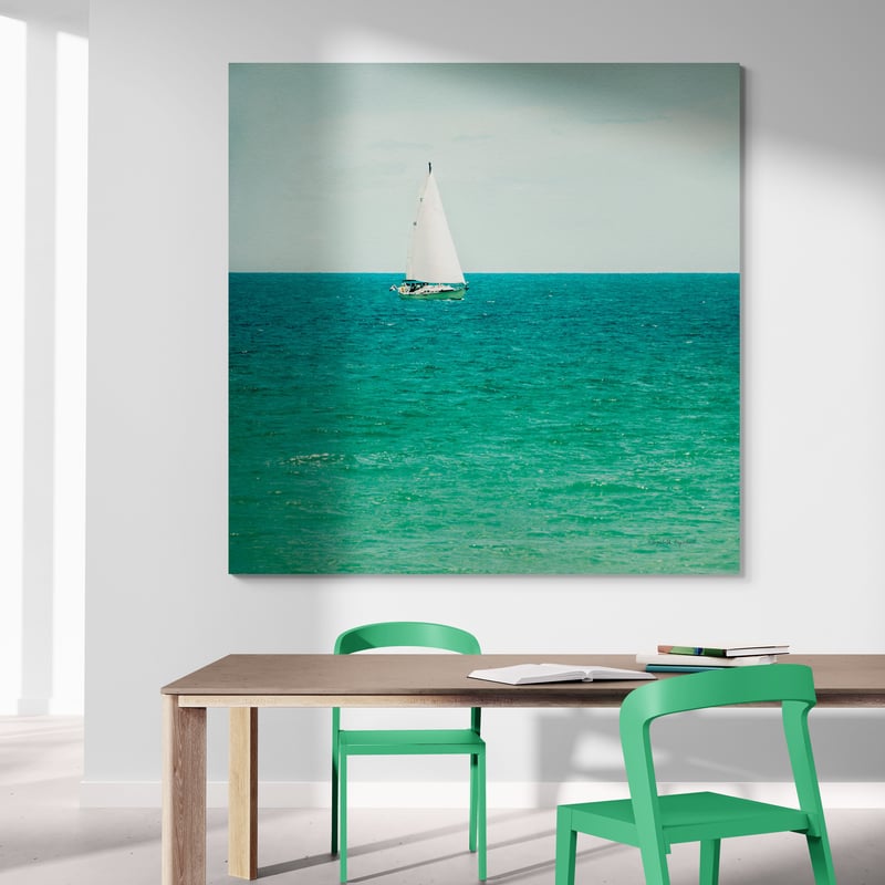 Mint Cottage Days III Crop by Elizabeth Urquhart wall art from Glam Wall Art