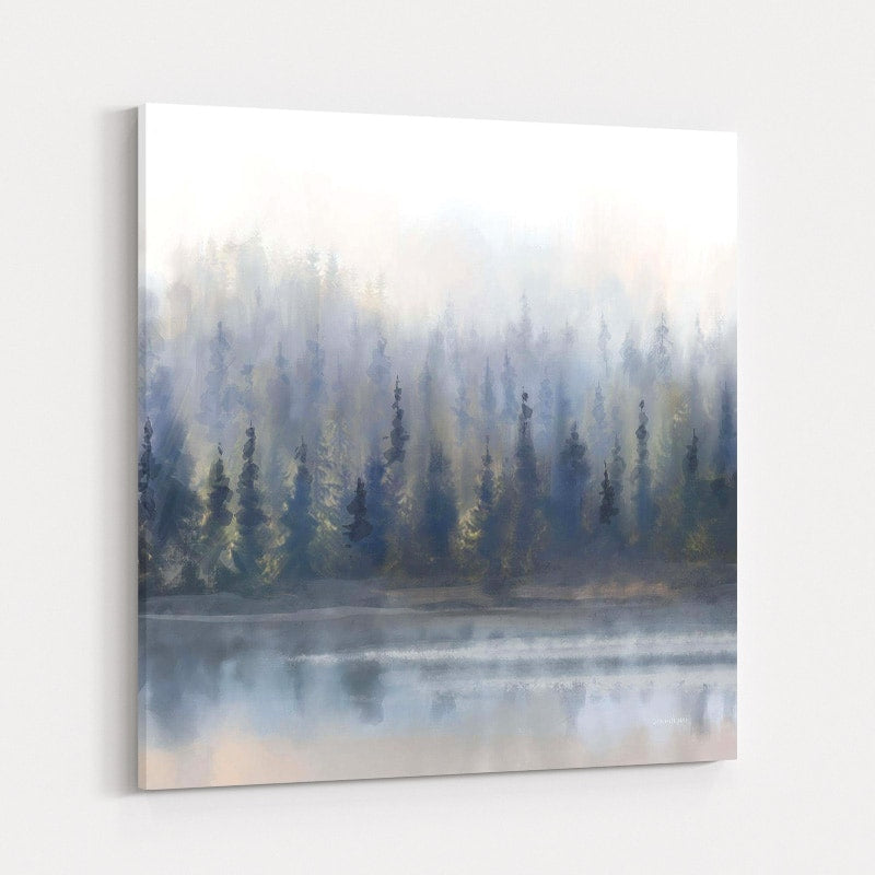 Misty Forest in Gray and Gold by Danhui Nai wall art