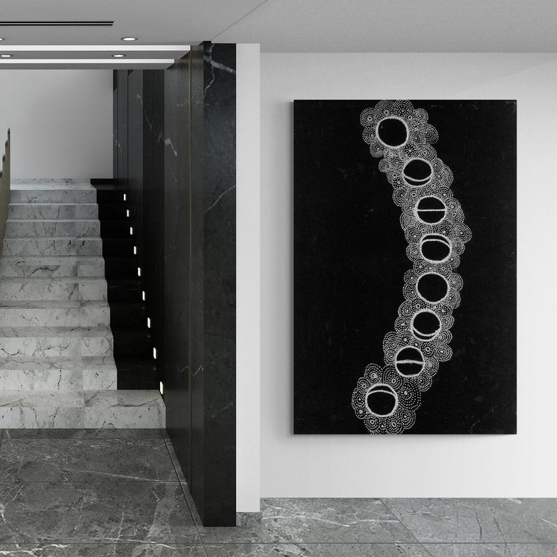 Moon Phrases by Julianne Wade wall art from Glam Wall Art