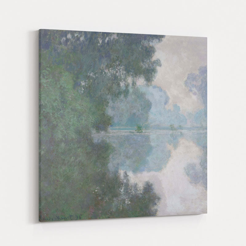 Morning on the Seine near Giverny 1896 by Claude Monet wall art