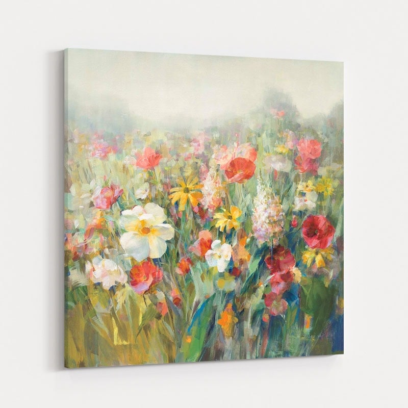 Mountain Meadows Autumn by Danhui Nai wall art