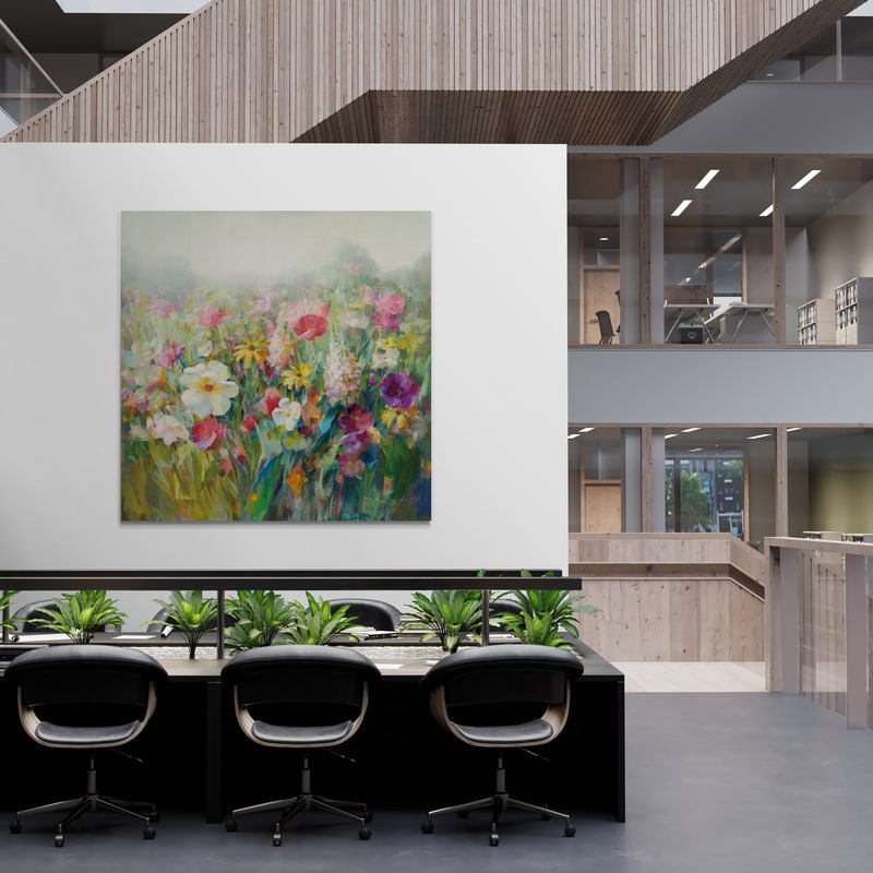 Mountain Meadows by Danhui Nai wall art from Glam Wall Art