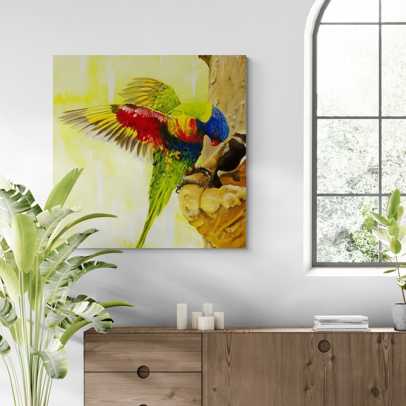 Mummy is Home! V2 by Marina Strijakova wall art from Glam Wall Art