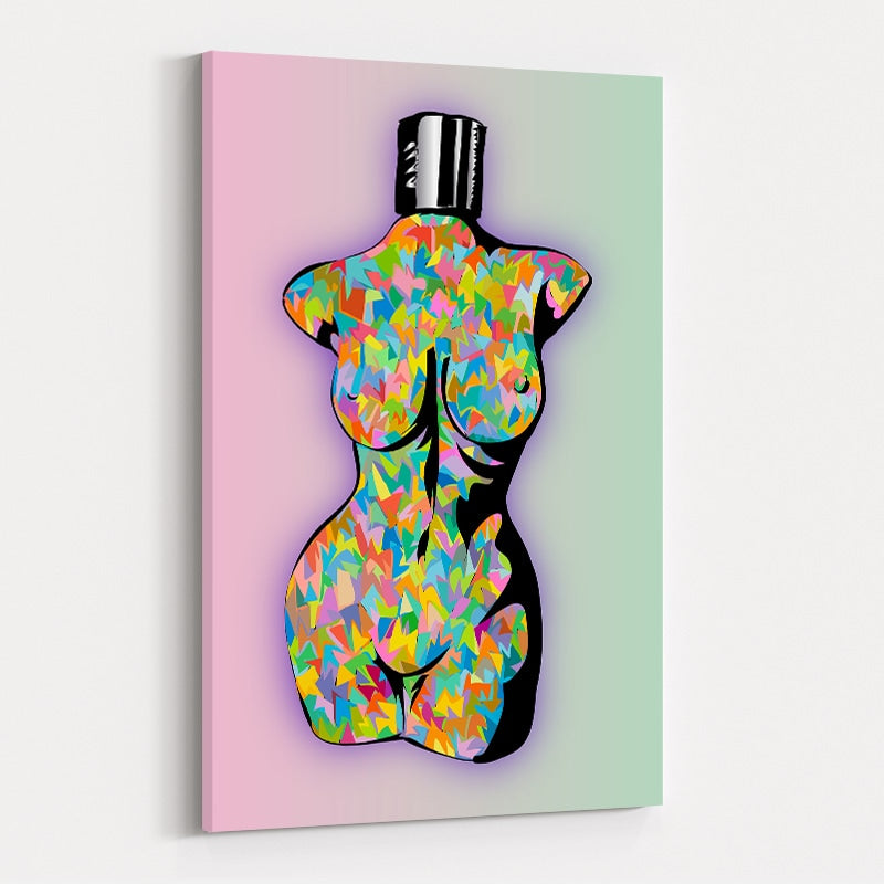 Naked Again Kim K by Technodrome1 wall art