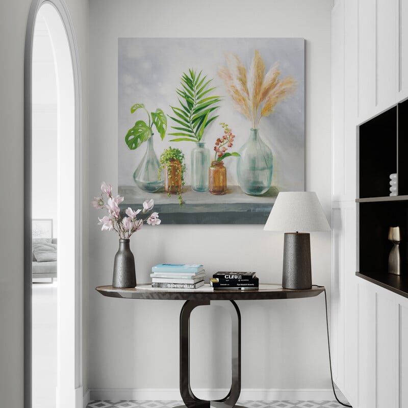 Natural Riches I Clear Vase by Danhui Nai wall art from Glam Wall Art