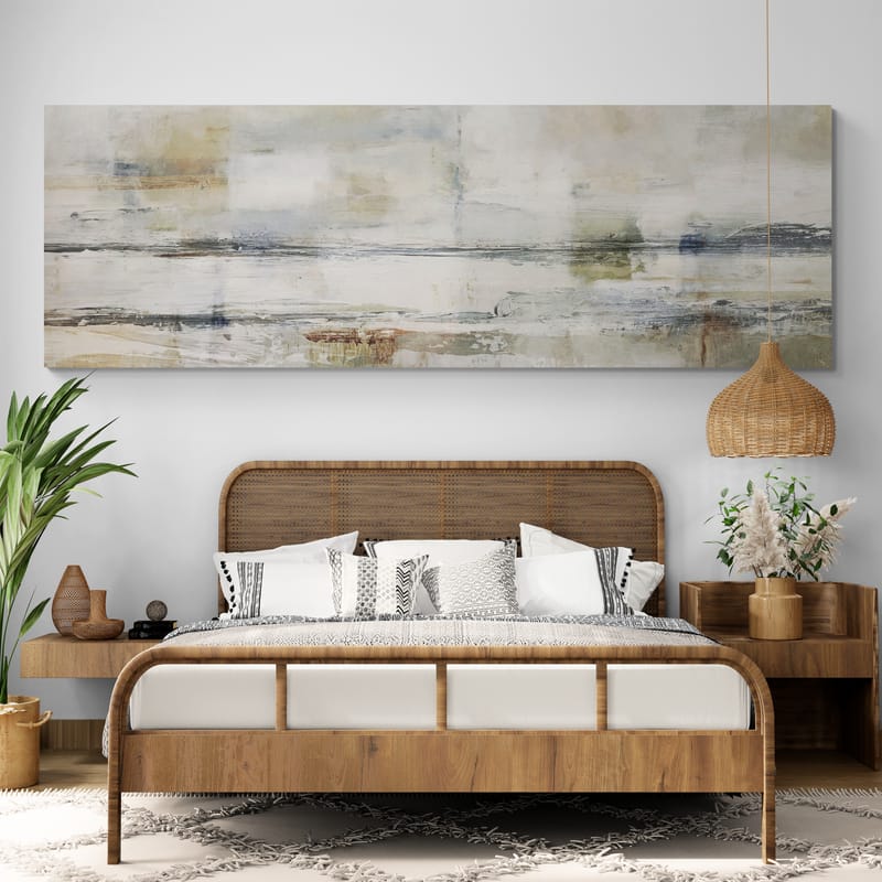 Neutral Transitional Abstract 2 by Nina Blue wall art from Glam Wall Art