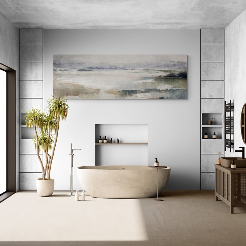 Neutral Transitional Abstract 3 by Nina Blue wall art from Glam Wall Art