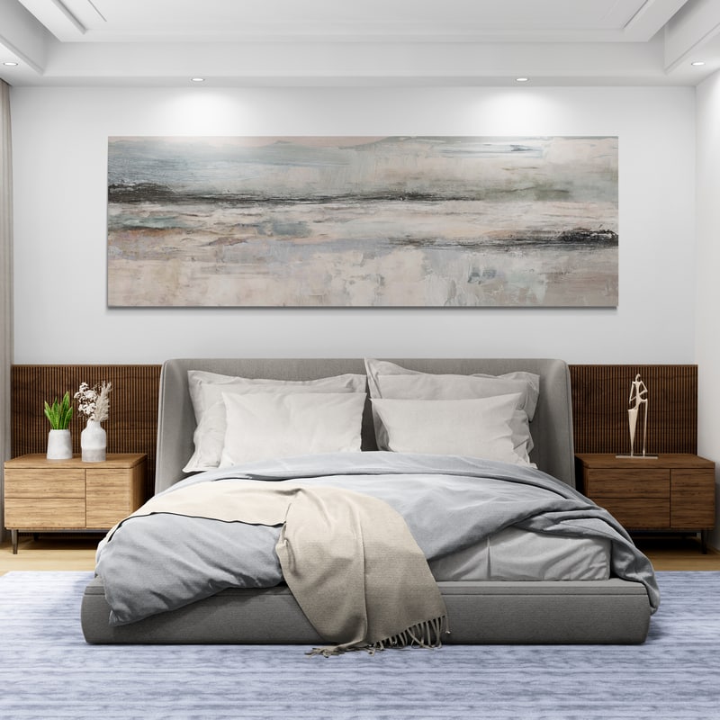 Neutral Transitional Abstract 4 by Nina Blue wall art from Glam Wall Art
