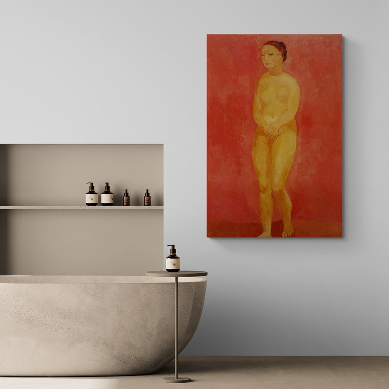 Nude With Joined Hands by Pablo Picasso wall art from Glam Wall Art