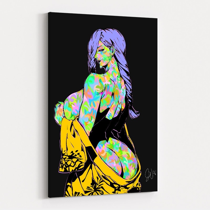 Nude With Towel by Technodrome1 wall art