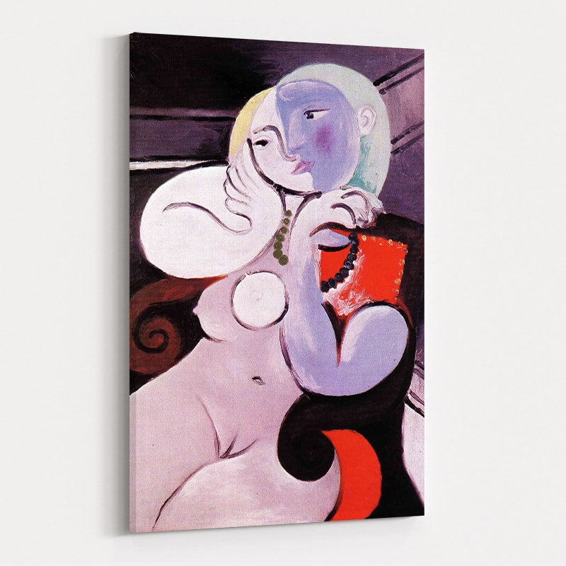 Nude Woman In A Red Armchair by Pablo Picasso wall art