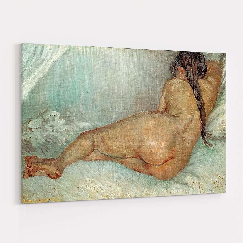 Nude Woman Reclining Seen from the Back 1887 by Vincent Van Gogh wall art