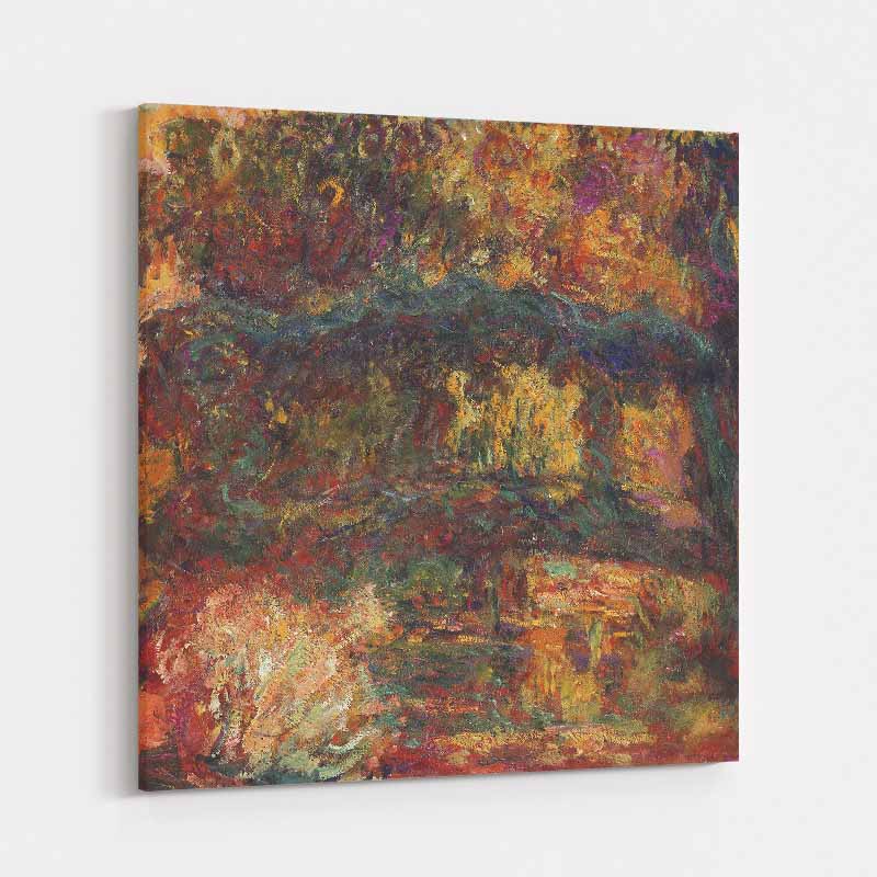 Nympheas, Japanese Bridge 1918-1926 by Claude Monet wall art