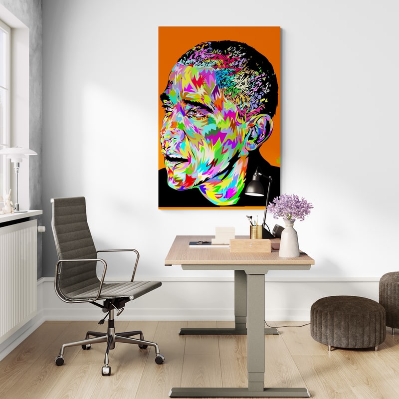 Obama by Technodrome1 wall art from Glam Wall Art