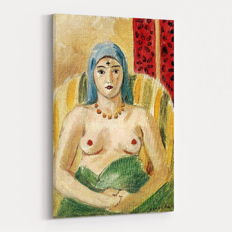 Odalisque, Half-Length (The Tattoo) by Henri Matisse wall art