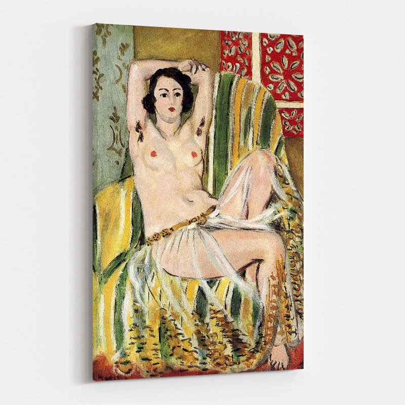 Odalisque with Raised Arms by Henri Matisse wall art