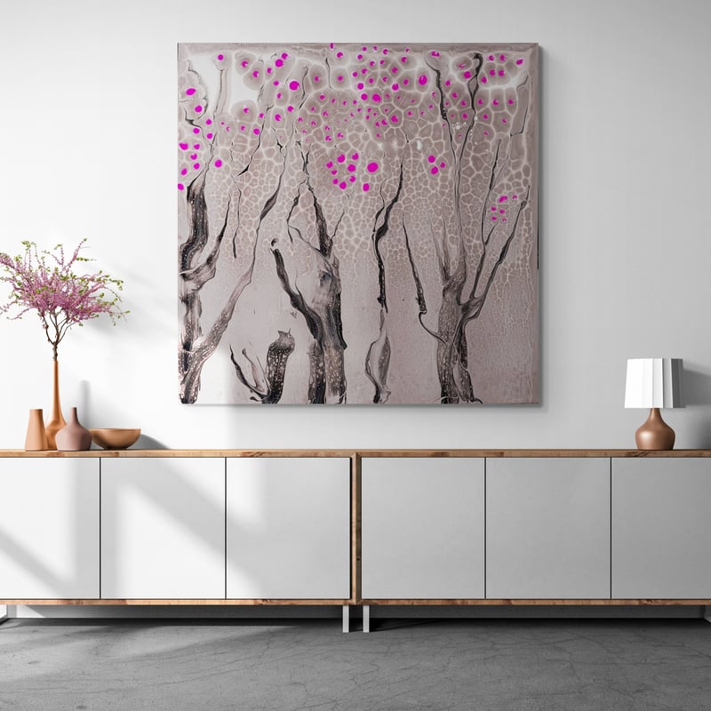 Ode to the Tree by Marina Strijakova wall art in a hallway