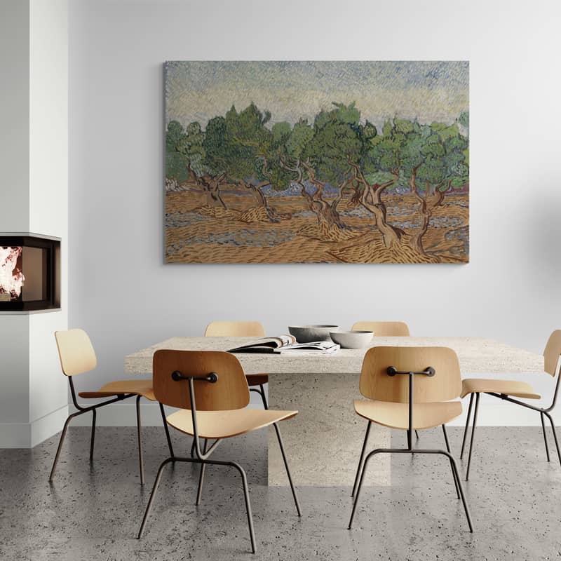 Olive Grove 1889 by Vincent Van Gogh wall art from Glam Wall Art