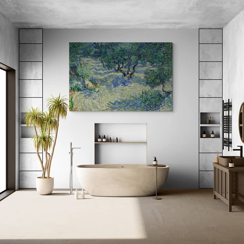 Olive Orchard 1889 by Vincent Van Gogh wall art from Glam Wall Art