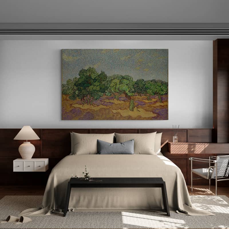 Olive Trees 1889 by Vincent Van Gogh wall art from Glam Wall Art