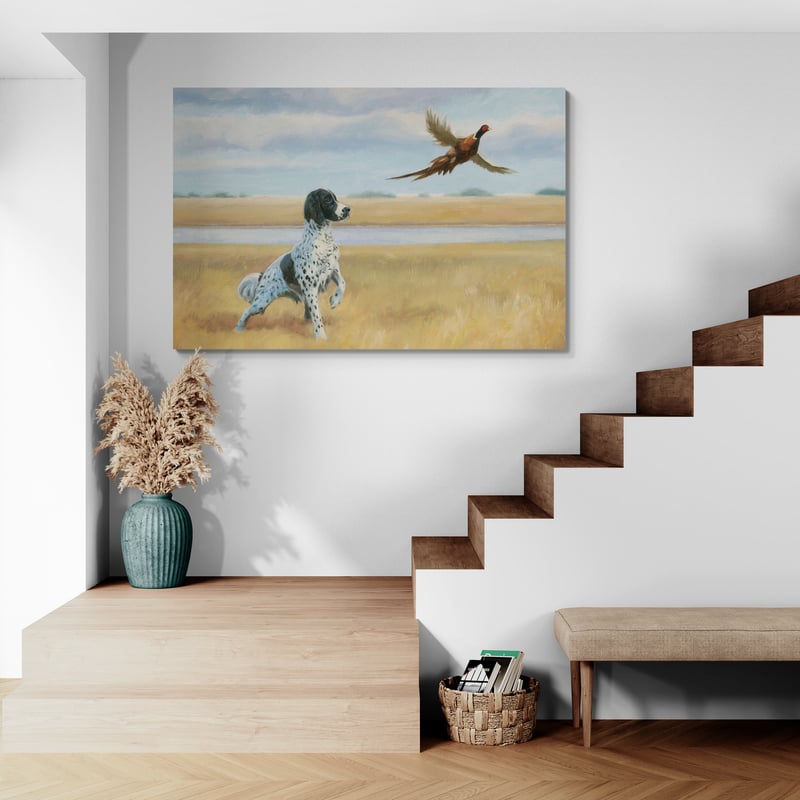 On Point by the River by James Wiens wall art from Glam Wall Art