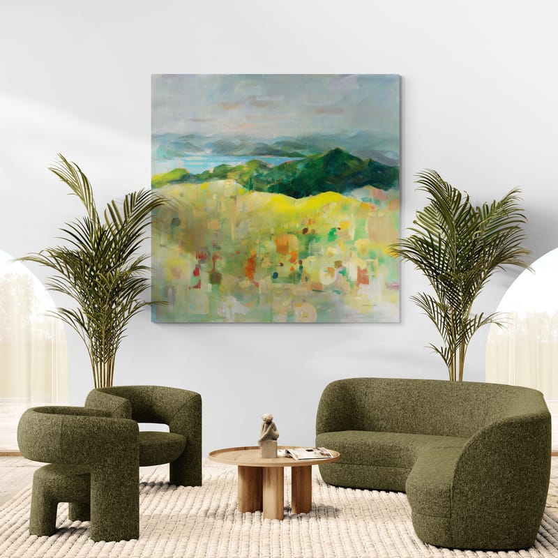 On The Headland by Danhui Nai wall art in a living room