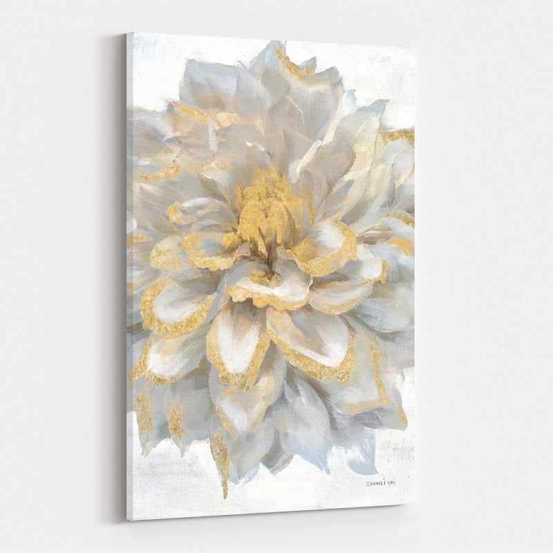 Open Petals I With Gold by Danhui Nai wall art
